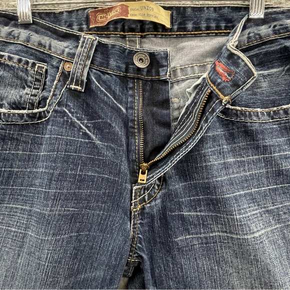 Big Star Men Jeans 34R Slim Straight Dark Wash Denim Western (35x30) - Picture 3 of 16
